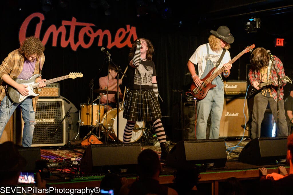 a band performing at Antone’s