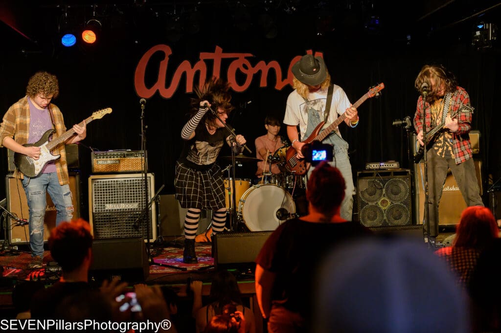 a band performing at Antone’s Nightclub