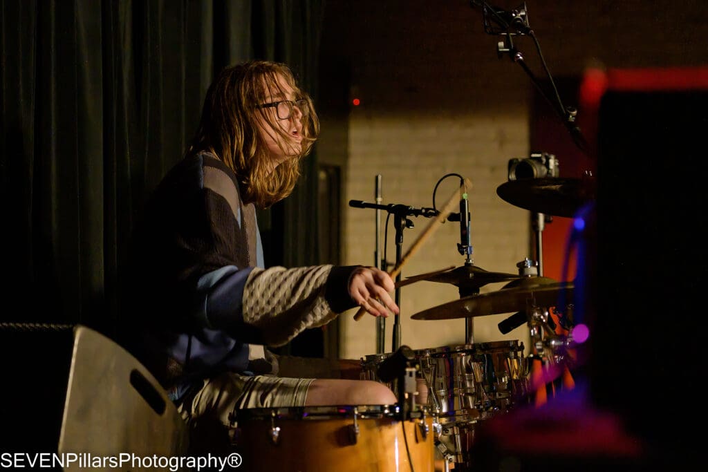 a teenage drummer